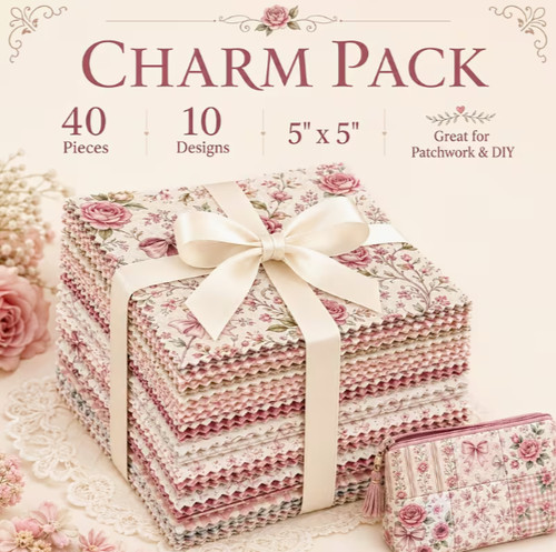 Charm pack pre cut - charm, x