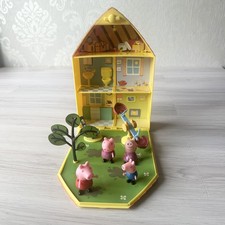 Vintage Peppa Pig House and Garden Playset 2003