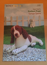 Original Sirdar 2040 Alan Dart's Springer Spaniel Toy Knitting Pattern