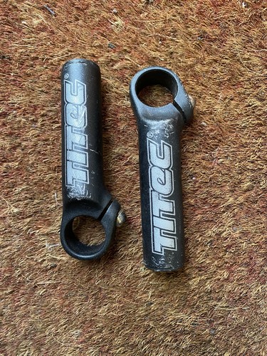 Titec black stubby bar ends - stubby,