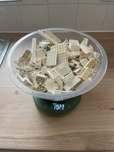 Official lego white brick - white,
