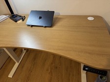 Adjustable Electric Height Standing Desk 140*70 Cm Castin Oak