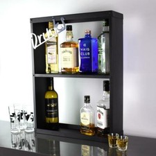 Home Bar Drinks Cabinet Cocktail Gin Mini Bar Mobile Wine Alcohol Beverage