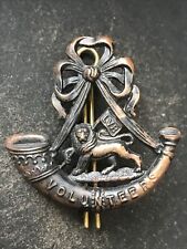 London Volunteer Rifles British Army Cap Badge