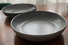 Vintage Habitat “Kia” Pasta Bowls (Stoneware / 22cm / Set of 2) 