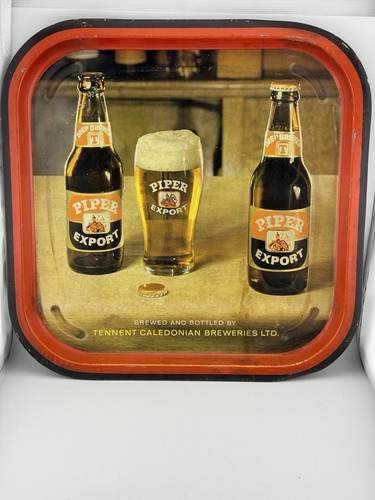 Vintage piper export beer tray - export,