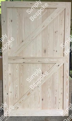 Pine framed ledged braced - ledged,