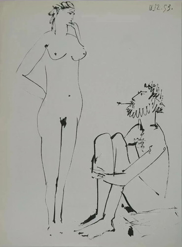 Pablo picasso human comedy - pablo,