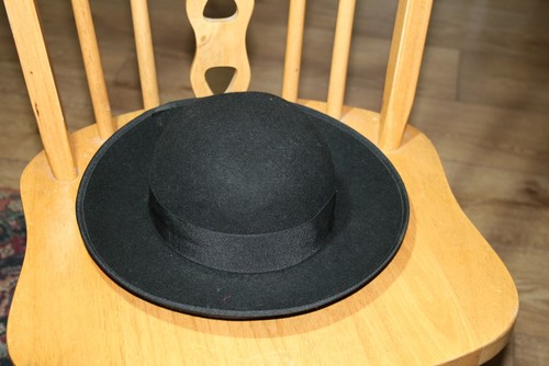 Ladies wide brim priests hat - ladies,