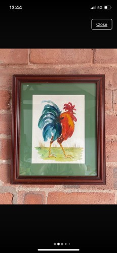 Vintage original watercolour - vintage,
