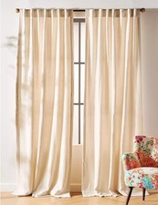 Anthropologie - Ingrid Curtain - Ivory - 50" x 108" (127 cm x 274 cm) - RRP £88