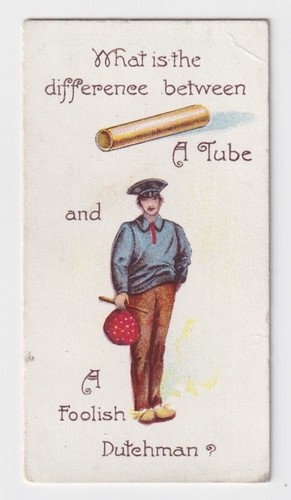Trade card conundrums - card,