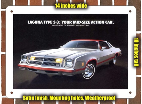Metal sign 1975 chevrolet - sign,