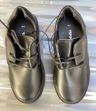 School Shoes Boys Black Smart