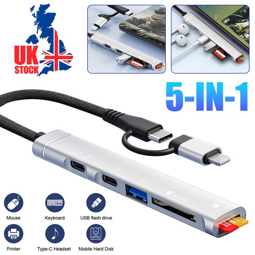 Usb hub type c - 5, usb-c