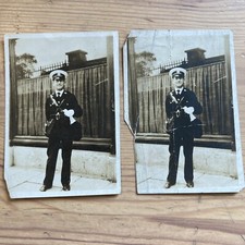 1930s Photos Man In St John Ambulance Uniform, Plymouth x2 NAMED