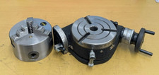 FAULTY 4" tilting rotary table with 3 jaw lathe chuck RDGTOOLS