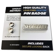 Secretary 3D Polished Pewter