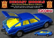 LOVELY ROVER 3500SE SD1 METALLIC BLUE UK MADE 1:64 SCALE CORGI DIECAST MODEL CAR