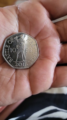 2016 battle hastings 50p - 2016,