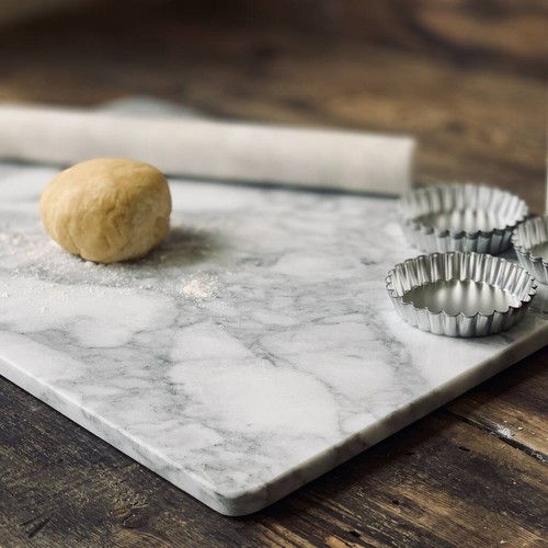 Baker marble pastry - baker, cutting