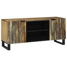 TV Cabinet Solid mango wood Entertainment Center Media Stand Home Decor  vidaXL