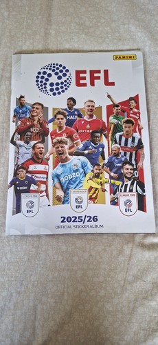 Panini efl 2026 sticker album - panini,
