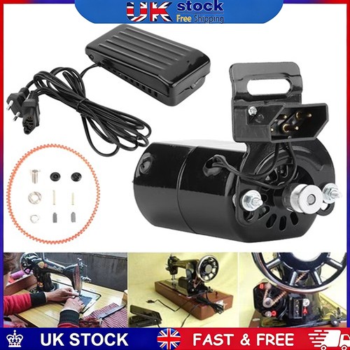 Sewing machine motor with foot - sewing,