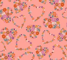 Dashwood - Good Vibes - Heart Garlands - GOOD1857 - Fabric Fat Quarter