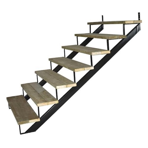 Step steel stair stringer - 7-step,