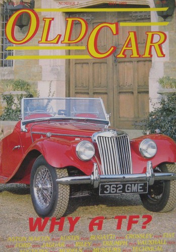 Old car magazine 1989 - old,