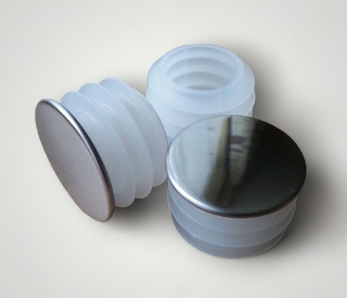 Round plastic end caps - ,