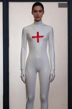 Latex Look Nurse Catsuit