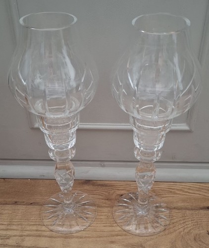 Pair vintage crystal - vintage, glass