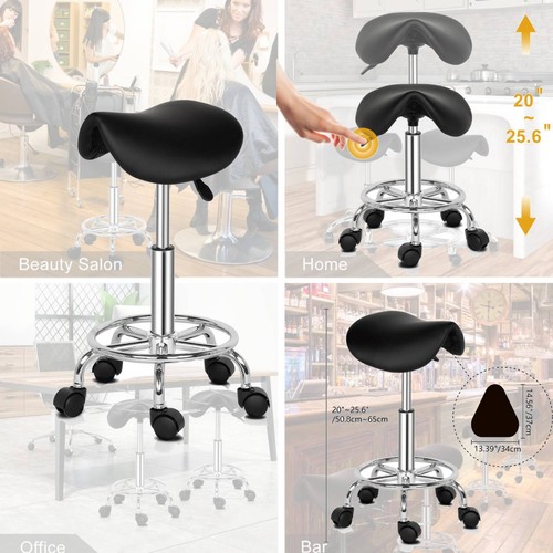 Premium swivel saddle stool - saddle,