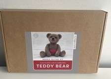 Needle Felting Kit - Teddy Bear  Craft Kit  Cute Cuddly - Opened Unused 10cm 