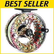 Lightweight rainbow fly reel - rainbow,
