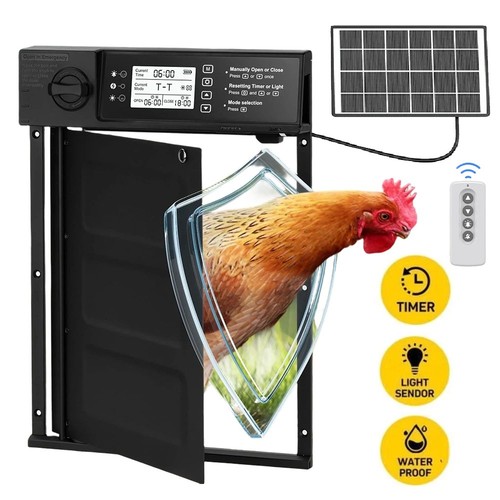 Automatic solar chicken coop - automatic,