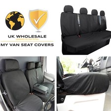 MERCEDES SPRINTER SEAT COVERS (2006 ONWARDS) TAILORED BLACK