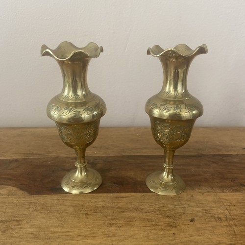 Pair small brass hand - pair, of