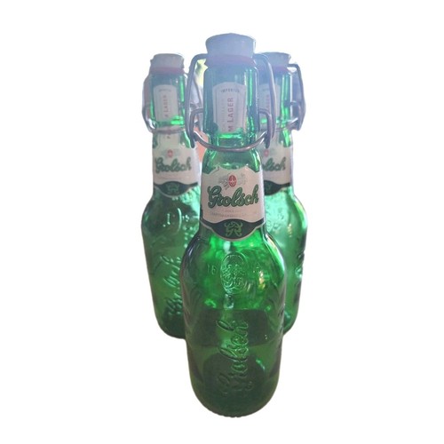 Grolsch beer bottle green - grolsch,