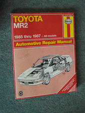 Haynes Toyota MR2 1985-87 All