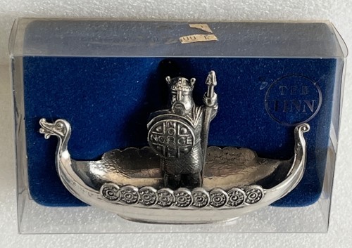 Vintage pewter viking norge - pewter,