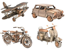 Metal Transport Figurines