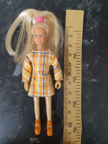 Vintage small doll with pony - vintage,