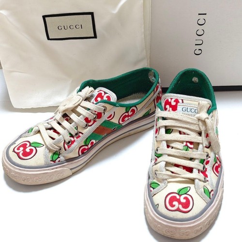 Gucci canvas tennis 1977 - canvas,