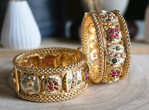 22ct gold plated menakari - 22ct,
