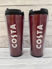 2 X Costa Coffee Travel Mug