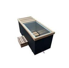 Stainless Steel and Cedar
