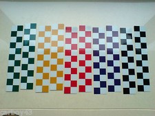 Reflective Chequers Stickers